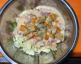 かぼちゃの天ぷら入りのお好み焼き♬作り方9写真