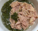 めかぶとツナのぽん酢マヨ和え作り方1写真