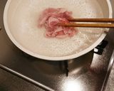 豚しゃぶキムチ和え作り方1写真