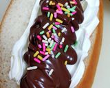 お祭りチョコバナナ＊バナナホイップサンド作り方10写真