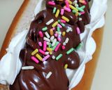 お祭りチョコバナナ＊バナナホイップサンド作り方11写真