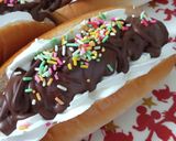 お祭りチョコバナナ＊バナナホイップサンド作り方12写真