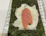 リメイク＊海苔巻きめんたいおもちーず。作り方4写真