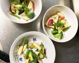 根菜茄子簡単コク旨韓国風煮味温野菜サラダ作り方7写真