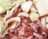 うどんすき焼き煮込み～メインはうどん！作り方4写真