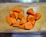 こんにゃくとがんもとにんじんの煮物作り方2写真
