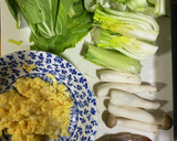 青梗菜と海老のエスニック炒め作り方1写真