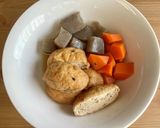 こんにゃくとがんもとにんじんの煮物作り方8写真
