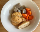 こんにゃくとがんもとにんじんの煮物作り方8写真