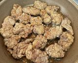 香味ダレがけ♩豚こまカリカリ揚げ作り方4写真