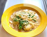5分で簡単!あんかけフワフワねぎ卵うどん作り方10写真