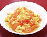 西紅柿炒鶏蛋｜トマトの玉子炒め作り方6写真