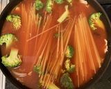 ワンパン★豚肉ブロッコリーのトマトパスタ作り方5写真