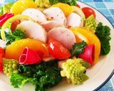 プチヴェールとサラダチキンのパワーサラダ作り方4写真