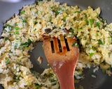 大葉の香り豊かなシンプル炒飯（派手無し）作り方5写真