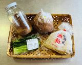 野沢菜と酒粕のお味噌汁作り方1写真