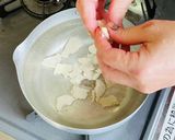 野沢菜と酒粕のお味噌汁作り方2写真