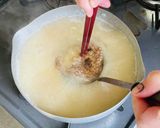 野沢菜と酒粕のお味噌汁作り方4写真