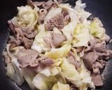 簡単★キャベツと豚肉の鶏ガラ炒め作り方4写真