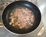 白菜と油揚げの卵とじ丼作り方3写真