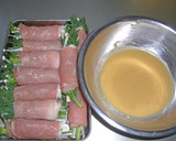 豚肉巻の柚子こしょう味噌炒め作り方3写真