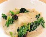 やさしい味♪たらとほうれん草のクリーム煮作り方9写真