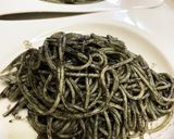 いかの黒作りでイカ墨パスタ作り方3写真