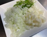 トッポギ風味の餅入り豚つくね作り方1写真