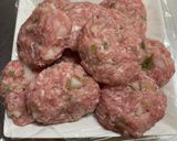 トッポギ風味の餅入り豚つくね作り方4写真