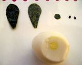 うずらでスヌーピーU^ェ^U作り方1写真