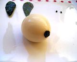 うずらでスヌーピーU^ェ^U作り方2写真