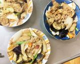 きな粉梅生姜焼味豚こま大根青椒肉絲風作り方15写真
