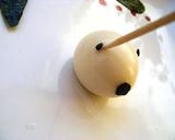 うずらでスヌーピーU^ェ^U作り方3写真
