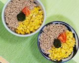 豚ひき肉と炒り卵のそぼろ丼作り方3写真