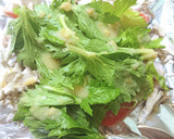 塩鮭と舞茸とセロリの葉のトースター焼き作り方3写真
