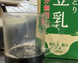 黒豆煮汁 豆乳割り作り方1写真
