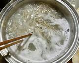 月見山菜なめこそば作り方2写真