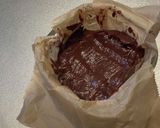 材料2つ！濃厚チョコチーズケーキ風作り方3写真
