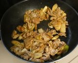 豚肉と餅のオイスターソース炒め作り方4写真