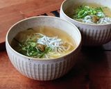 ゆず胡椒香る★白菜としらすのお味噌汁作り方4写真