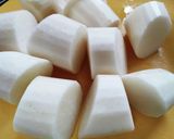 圧力鍋で味しみ！手羽元と大根煮もの作り方2写真