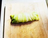 巻き方簡単♪冷やご飯入り　ロール白菜作り方7写真