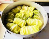 巻き方簡単♪冷やご飯入り　ロール白菜作り方9写真