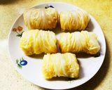 巻き方簡単♪冷やご飯入り　ロール白菜作り方11写真