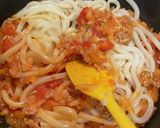 冷凍うどんで韓国風ロゼクリームうどん作り方5写真