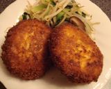 ★豆腐とキャベツの鶏ミンチカツ★作り方4写真