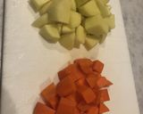にんじん入りマッシュポテト作り方1写真