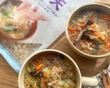 脂肪燃焼！【うま味たっぷり塩麹スープ】作り方4写真