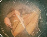 我が家の子持ちカレイの煮付け作り方3写真