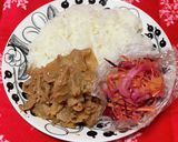新玉葱と豚肉の味噌炒め作り方3写真